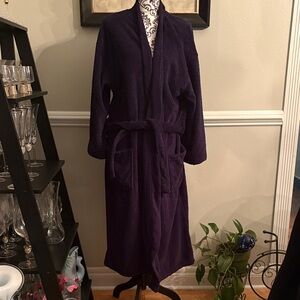Plush Dark Blue Robe
